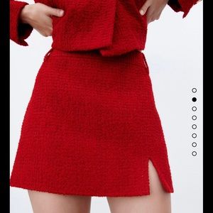 Mini tweed skirt
